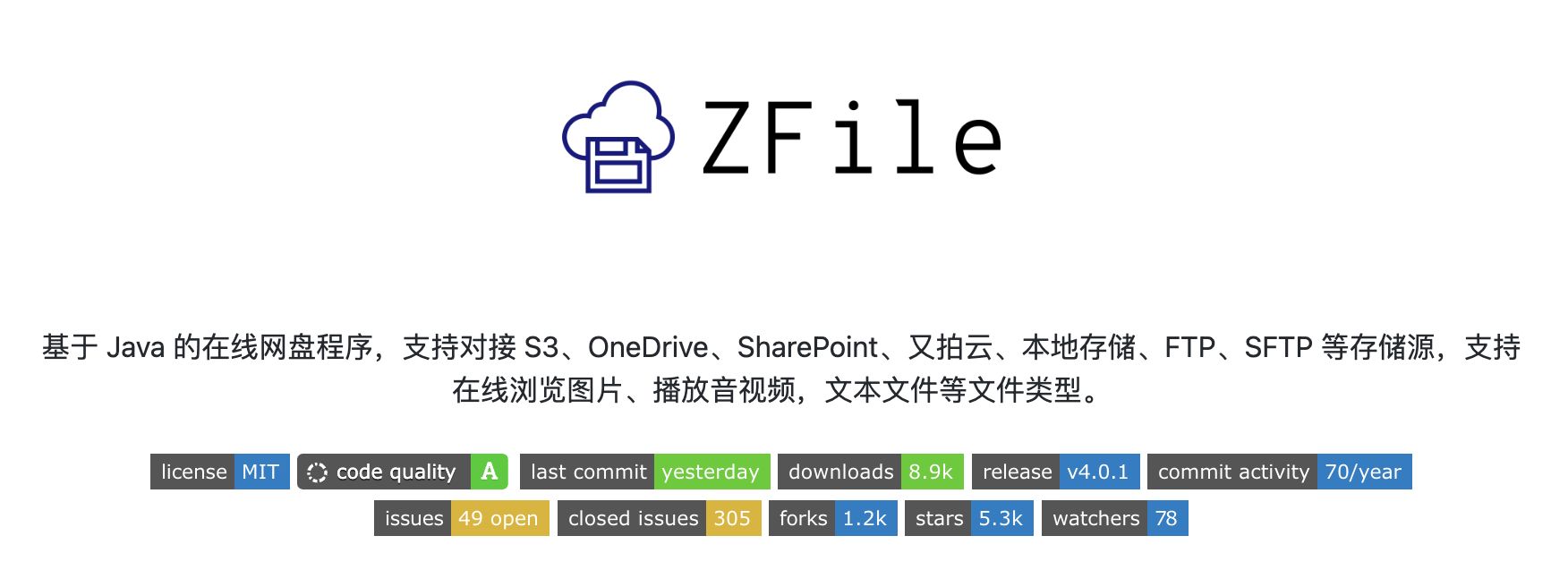 【好玩儿的Docker项目】ZFile ——又一款强大好用的在线文件目录的程序!