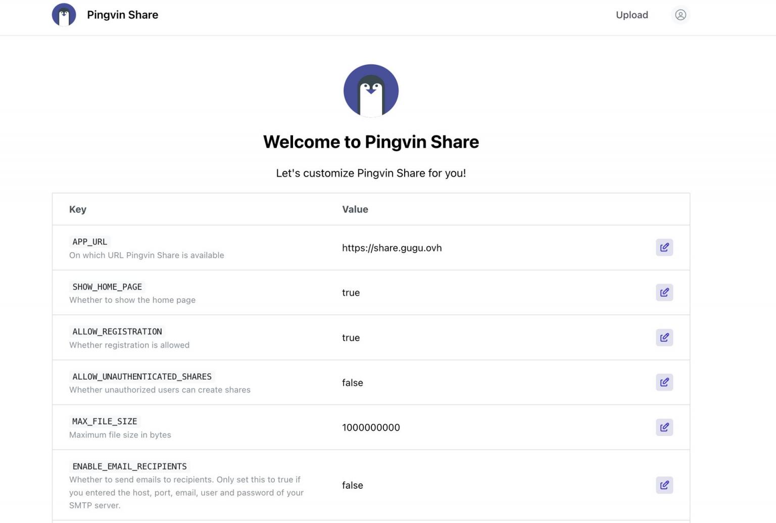 【好玩儿的Docker项目】Pingvin Share——一个专注于文件分享的高颜值轻量小工具!
