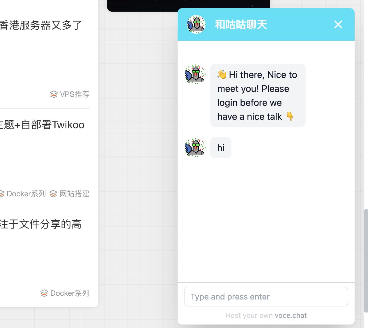 VoceChat——又一个即时聊天（IM）应用！可以嵌入任何网页！